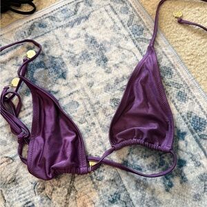 kulani kinis purple bikini set